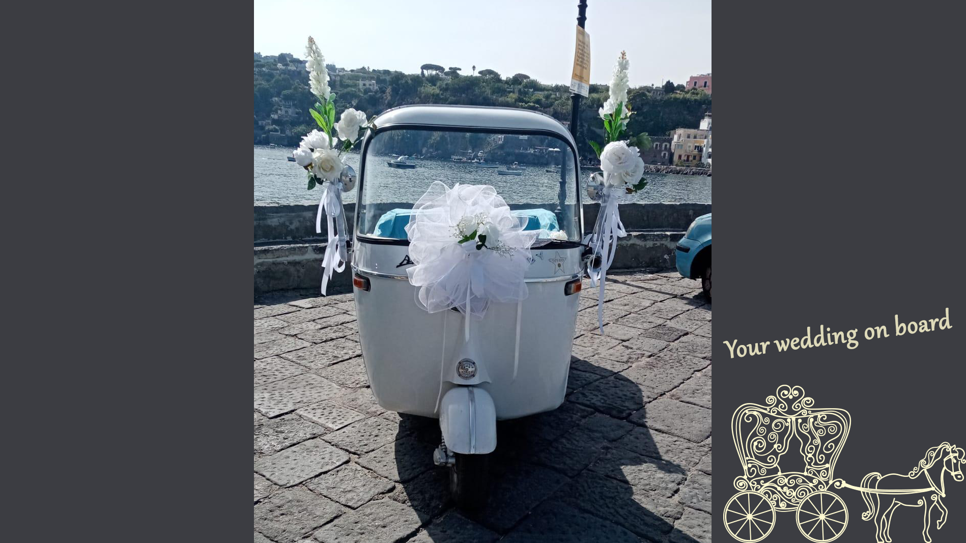 Ischia from other times: Married in Apecar